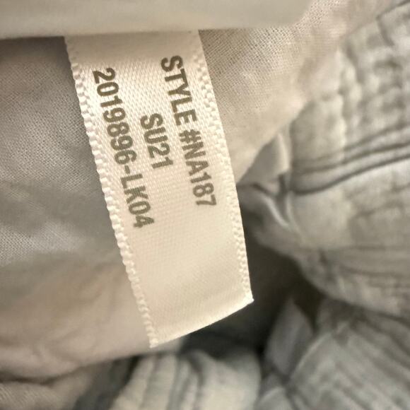 Madewell Lightspun Easy Pull-On Cotton Gauze Shorts Light Blue Women XXS - Picture 6 of 8